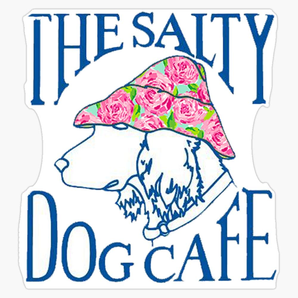 Amazon.com: Salty Dog Cafe Sticker Sticker Vinyl Waterproof